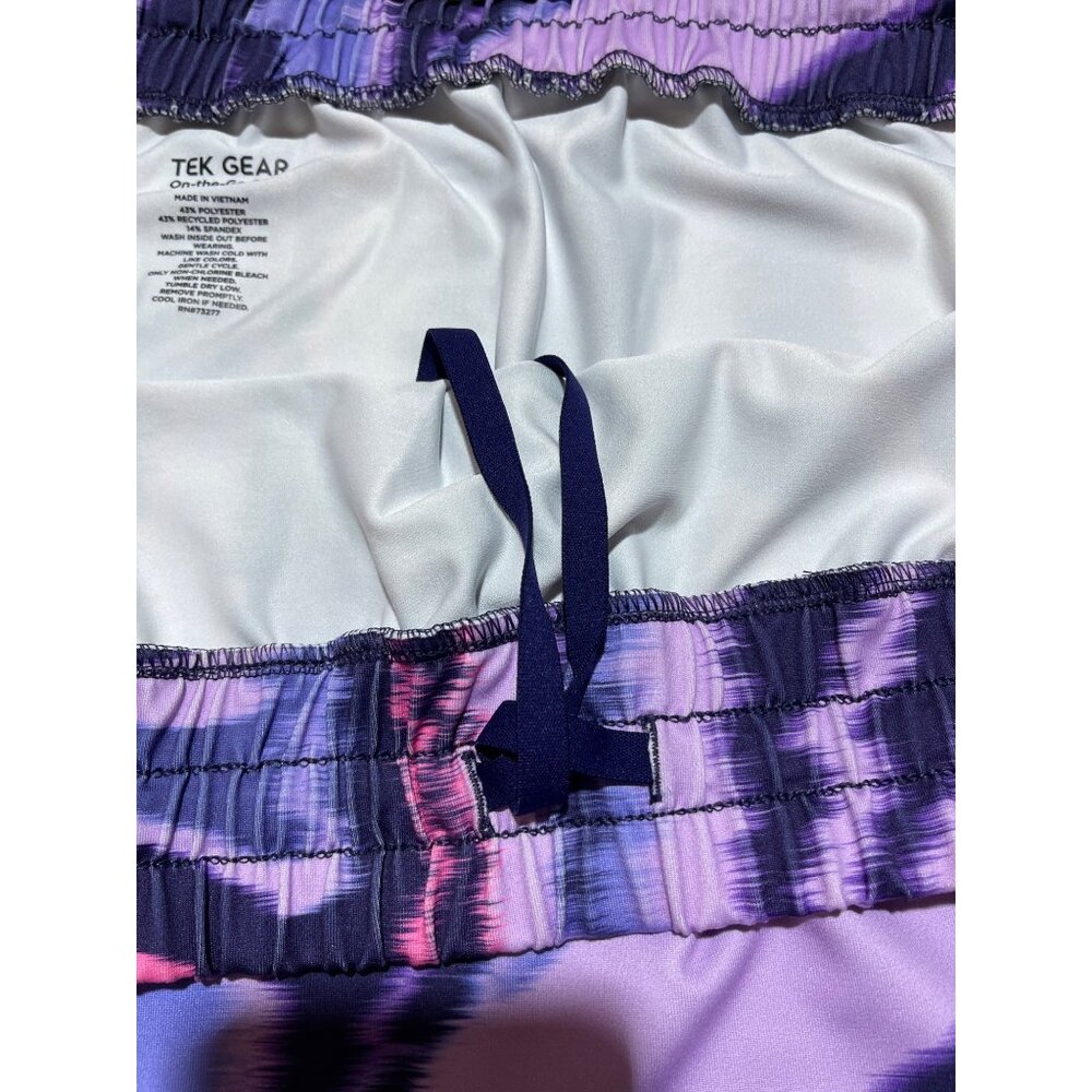 Tek Gear Womens Size 3X Mid Rise Skirt Pockets & Drawcord Waist Purple - Picture 8 of 10